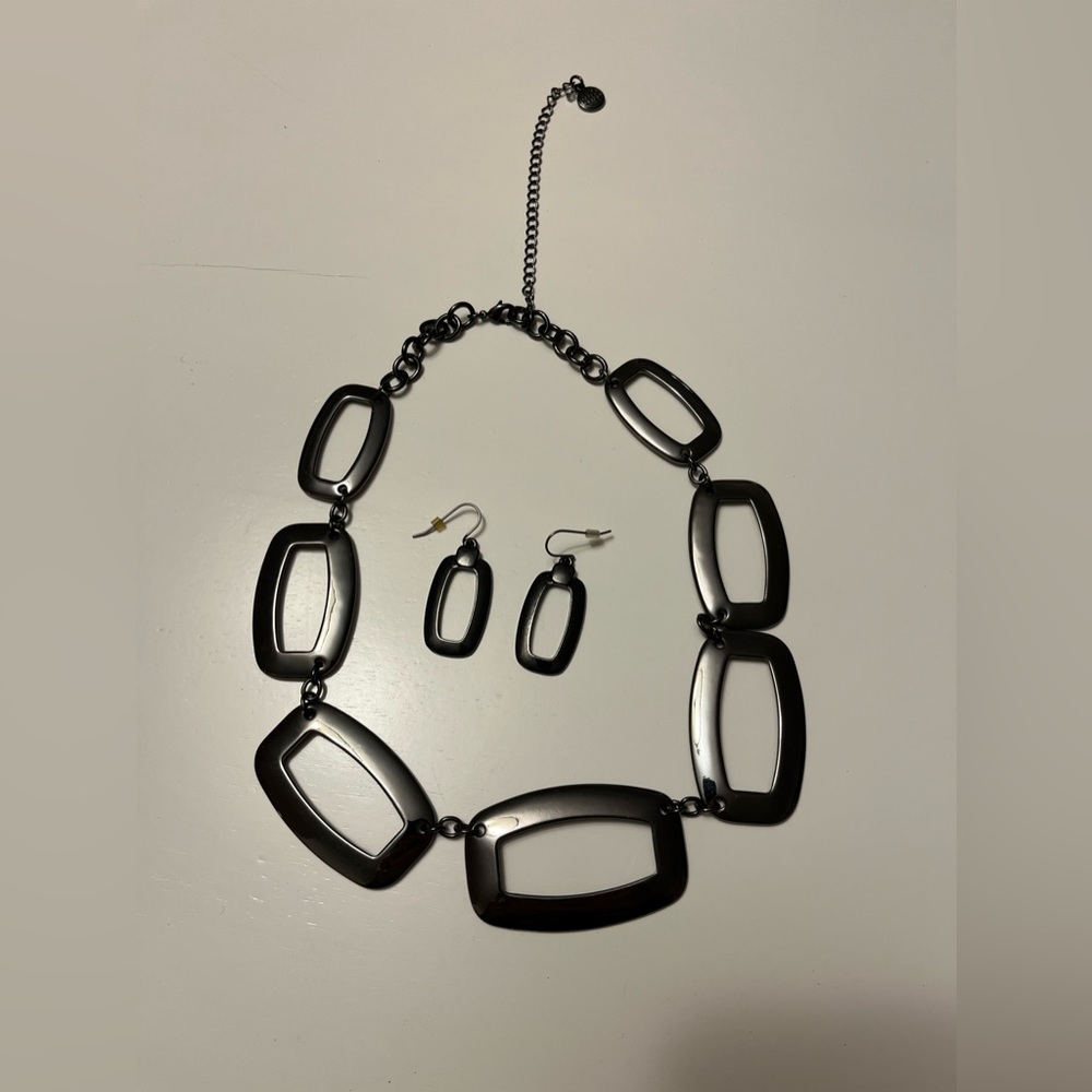 Necklace and earrings